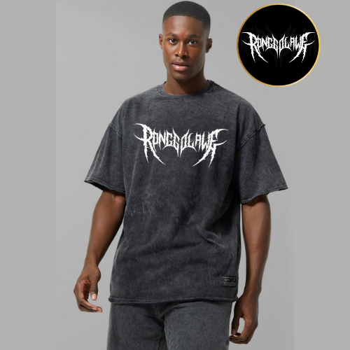 Unisex Acid Washed Oversized Tee