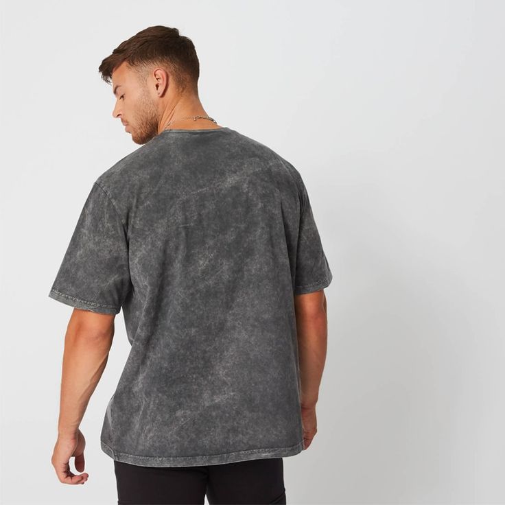 Unisex Acid Washed Oversized Tee